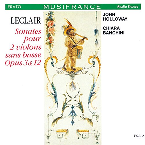 Sonatas for 2 Violins : Banchini, Holloway (2CD)‐Leclair (1697-1764) - Japan 2 CD