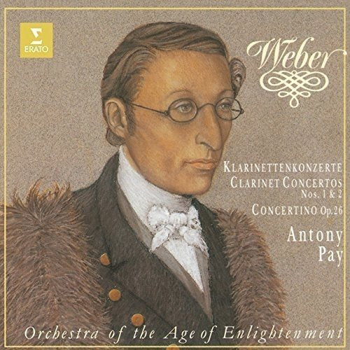 Antony Pay - Weber:Clarinet Concertos 1 & 2 - Japan CD