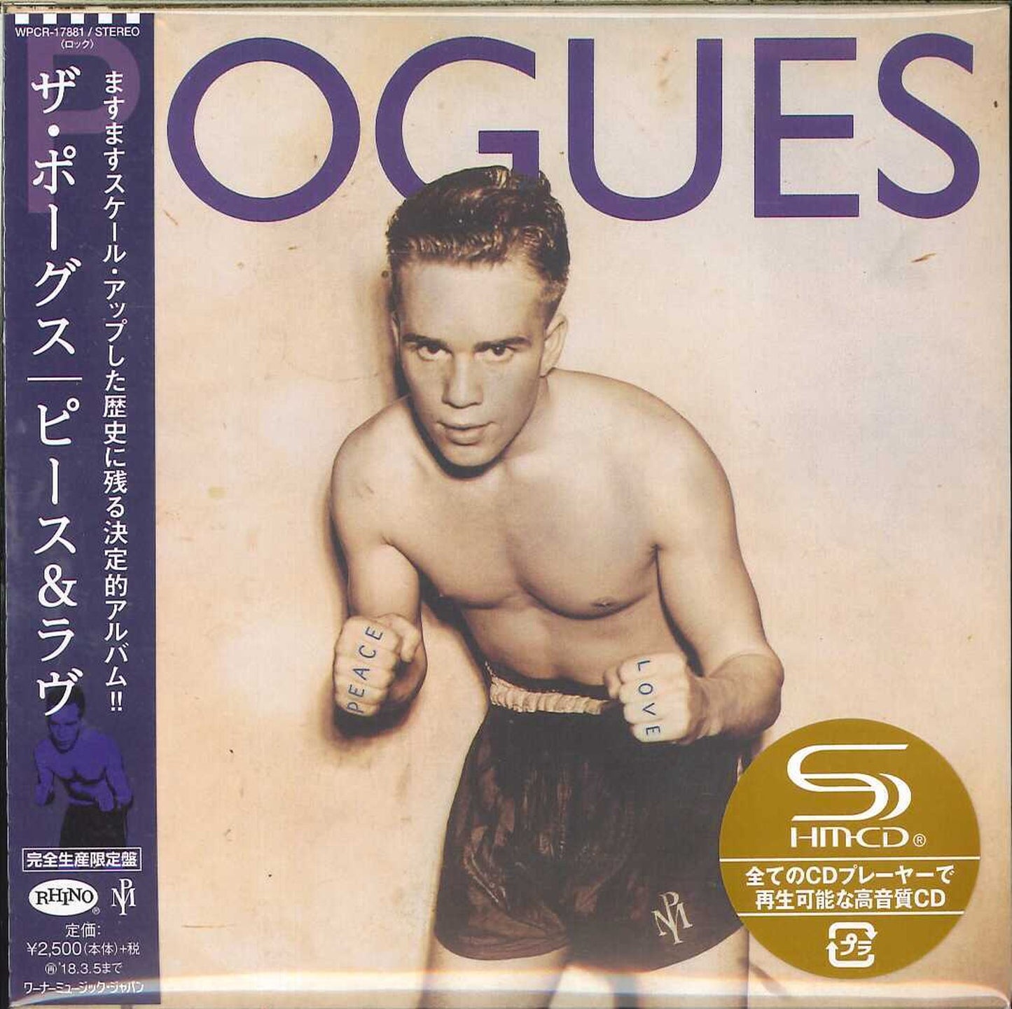 The Pogues - Peace & Love - Japan Mini LP SHM-CD