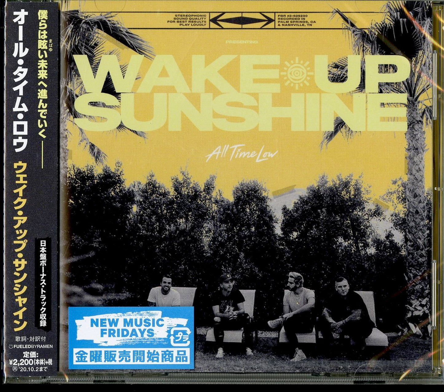 All Time Low - Wake Up Sunshine - Japan CD