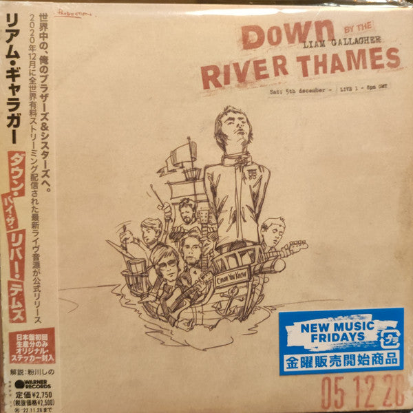 Liam Gallagher - Down By The River Thames - Japan Mini LP CD Limited Edition