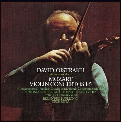 David Oistrakh - Mozart: Complete Violin Concertos, Concerto Symphony, Concertone for 2 Violins, Adagio in E major, Rondo in B flat major, Rondo in C major - Japan 3 SACD Hybrid
