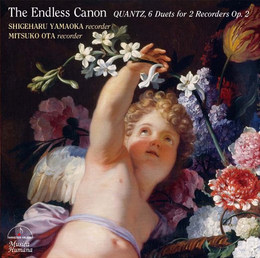 Shigeharu Yamaoka - The Endless Canon Quantz. 6 Duets For 2 Recorders Op.2 - Japan CD