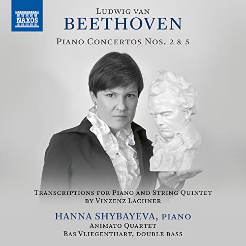 Beethoven (1770-1827) - (Chamber)Piano Concertos Nos.2, 5 : Hanna Shybayeva(P)Animato String Quartet, Vliegenthart(Cb) - Import CD