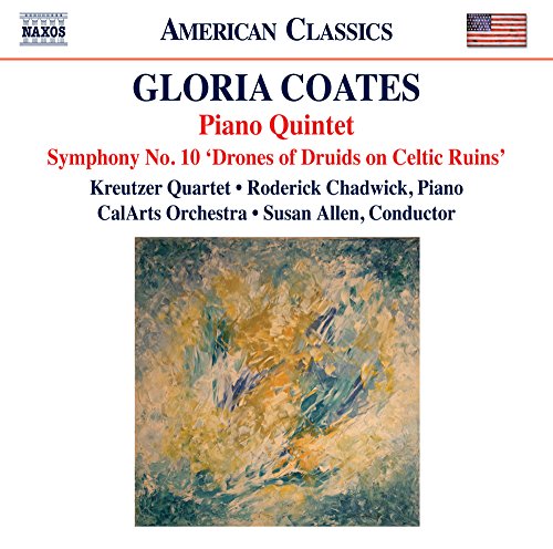Susan Allen, Kreutzer Quartet - Coates, Gloria (1938-2023) Symphony No.10, Piano Quintet : Susan Allen / Calarts Orchestra, Roderick Chadwick(P)Kreutzer Quartet - Import CD