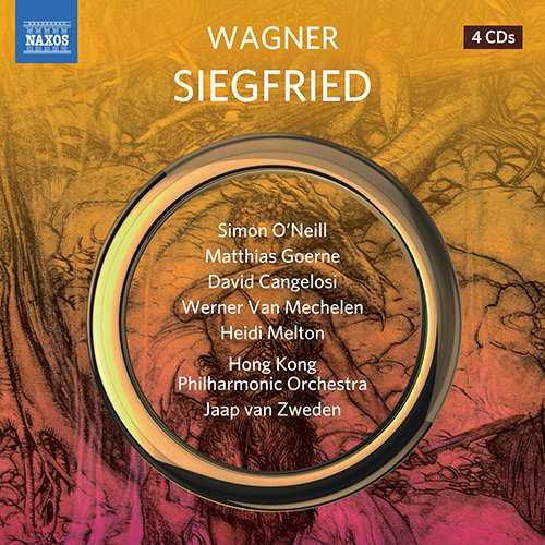Wagner (1813-1883) - Siegfried : Jaap van Zweden / Hong Kong Philharmonic, S.O'Neill, Goerne, Cangelosi, Mechelen, Melton, etc (2017 stereo)(4CD) - Import 4 CD