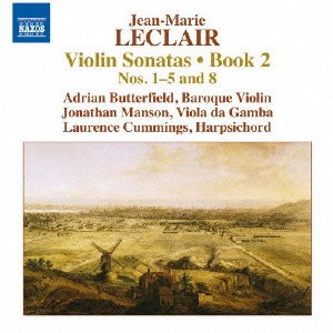 Leclair (1697-1764) - Violin Sonatas Op.2, Nos.1-5, 8 : Butterfield(Vn)J.Manson(Gamb)Cummings(Cemb) - Import CD
