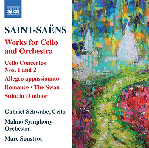 Saint-Saens (1835-1921) - Cello Concertos Nos.1, 2, Works for Cello & Orchestra : Schwabe(Vc)Soustrot / Malmo SO - Import CD