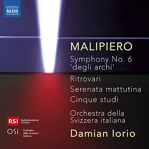 Malipiero, Gian Francesco (1882-1973) - Sym, 6, : Iorio / Svizzera Italiana O +ritrovari, Serenata Mattutina, Studies - Import CD