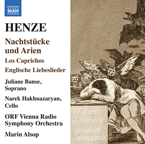Henze, Hans Werner (1926-2012) - Nachtstucke und Arien, etc : Banse(S)Hakhnazaryan(Vc)Alsop / Vienna Rso - Import CD