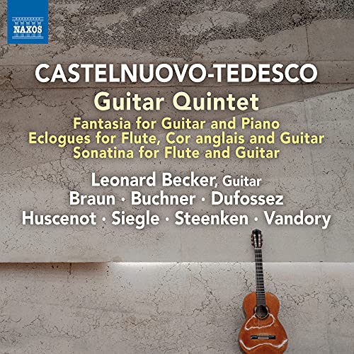 Castelnuovo-Tedesco (1895-1968) - Guitar Quintet, Etc: L.becker(G)M.Braun E.buchner Dufossez Etc - Import CD