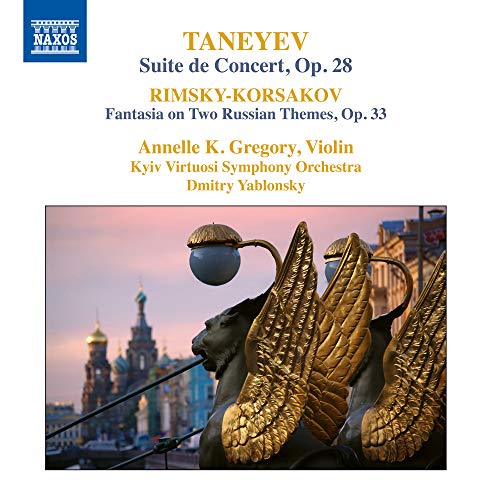 Taneyev (1856-1915) - Suite De Concert: A.k.gregory(Vn)Yablonsky / Kiev Virtuosi So +rimsky-korsakov - Import CD
