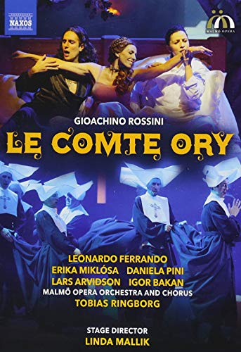 Tobias Ringborg, Malmö Opera Orchestra, Malmö Opera Choir - Rossini (1792-1868) Le Comte Ory : Mallik, Ringborg / Malmo Opera, Ferrando, Miklosa, D.Pini, Arvidson, Etc (2015 Stereo) - Import DVD