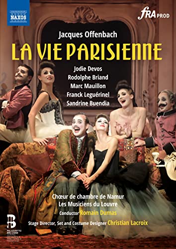 Offenbach (1819-1880) - La Vie parisienne : C.Lacroix, Dumas / Les Musiciens du Louvre Academy, J.Devos, Briand, Mauillon, etc (2021 Stereo)(2DVD) - Import 2 DVD