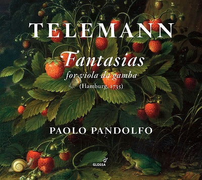 Paolo Pandolfo - Telemann: Fantasias For Viola Da Gamba - Japan 2 CD