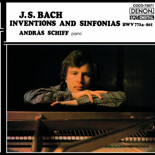 Andras Schiff - J.S.Bach: Inventions And Sinfonias - Japan Blu-spec CD
