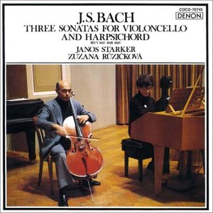 Crest 1000 228 J.S.Bach:3 Sonatas For Violoncallo & Harpsichord‐Bach (1685-1750) - Japan CD