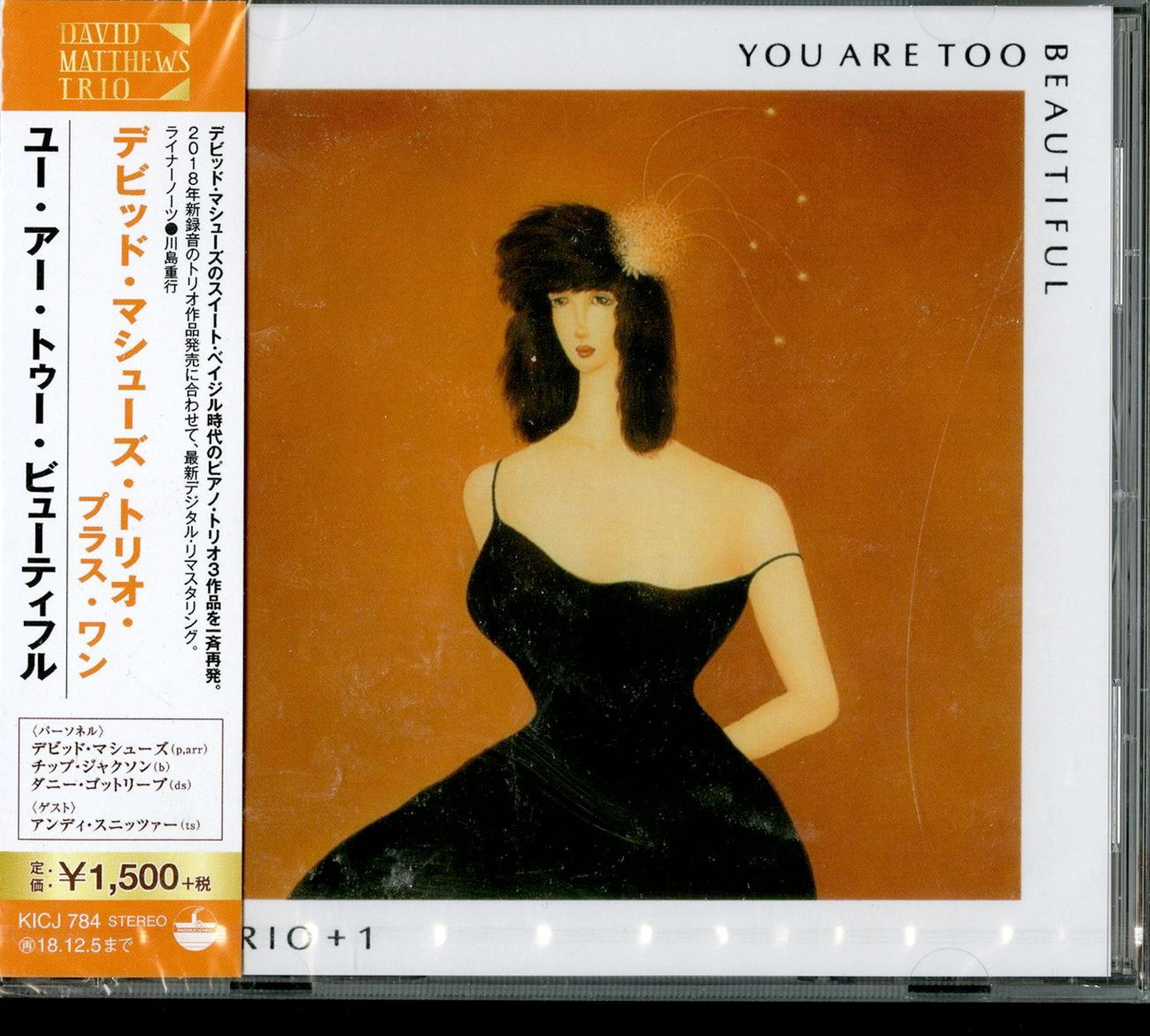 David Matthews Trio +1 - You Are Too Beautiful - Japan CD
