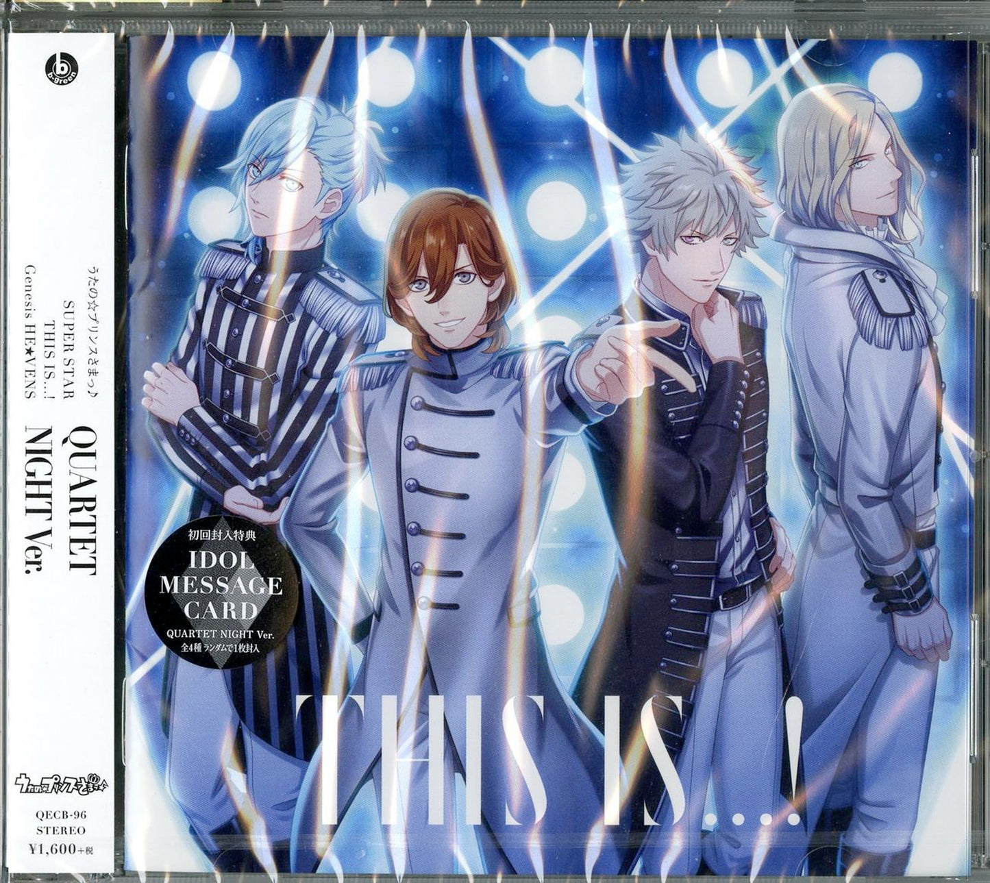 Uta No Prince Sama - Uta No Prince Sama Super Star / This Is...! / Genesis Hevens (Quartet Night Ver.) - Japan CD