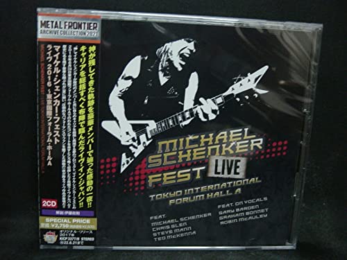 Michael Schenker Fest - Live 2016 Tokyo International Forum Hall A - Japan 2 CD