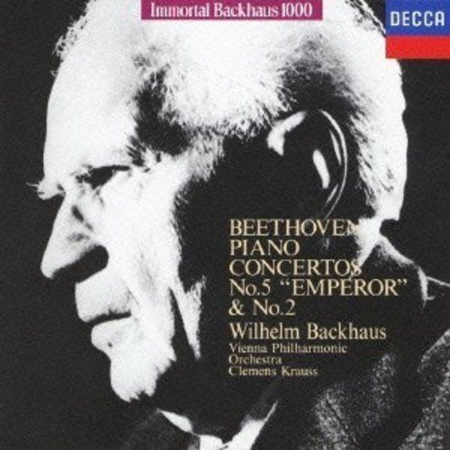 Wilhelm Backhaus & Clemens Krauss - Beethoven:Piano Comcerto 5&2 (Mono) - Japan CD Limited Edition