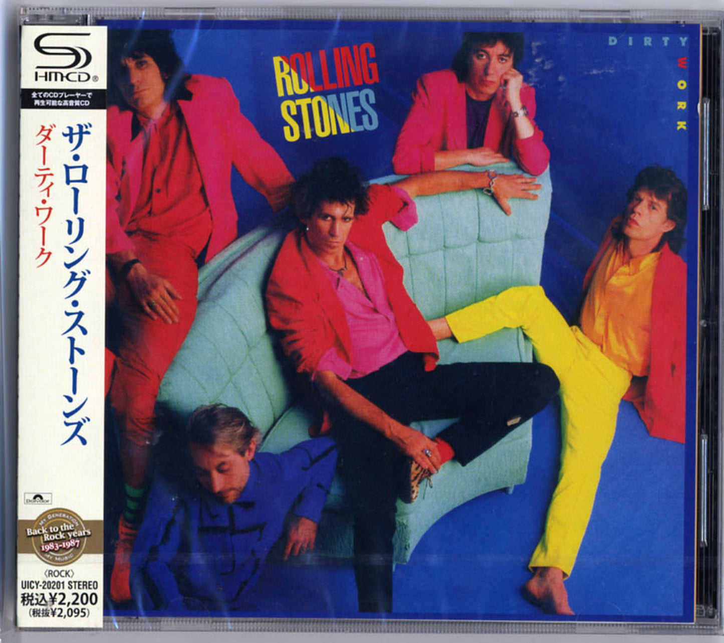 The Rolling Stones - Dirty Work - Japan SHM-CD