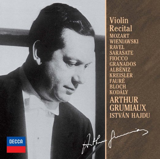 Arthur Grumiaux - Zigeunerweizen: Violin Recital - Japan CD Limited Edition