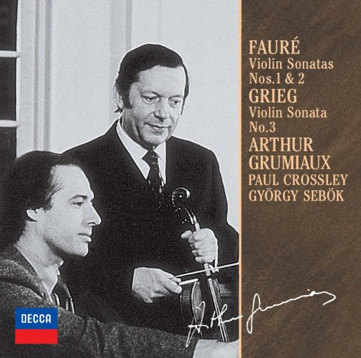 Arthur Grumiaux - Faure. Grieg: Violin Sonatas - Japan CD Limited Edition