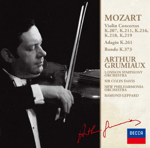Arthur Grumiaux - Mozart: Violin Concertos - Japan 2 CD Limited Edition