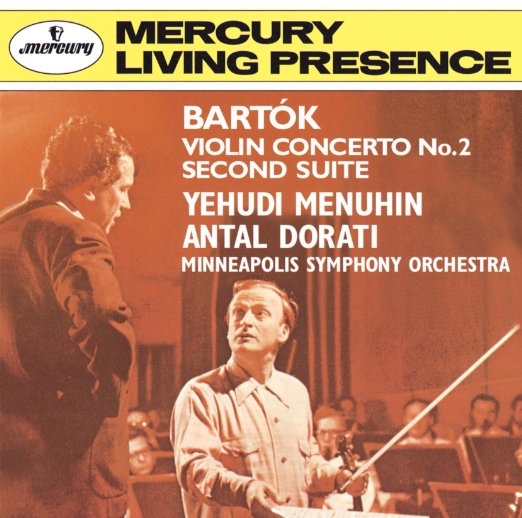 Yehudi Menuhin - Bartok: Violin Concerto No.2. Suite No.2 - Japan CD