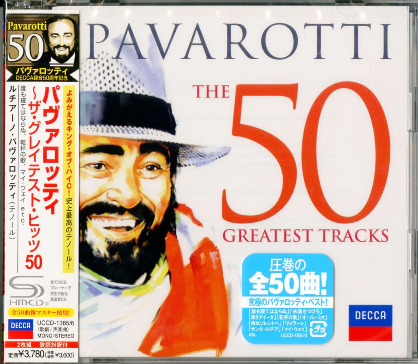 Luciano Pavarotti - Luciano Povarotti : The 50 Greatest Tracks - Japan 2 SHM-CD Bonus Track