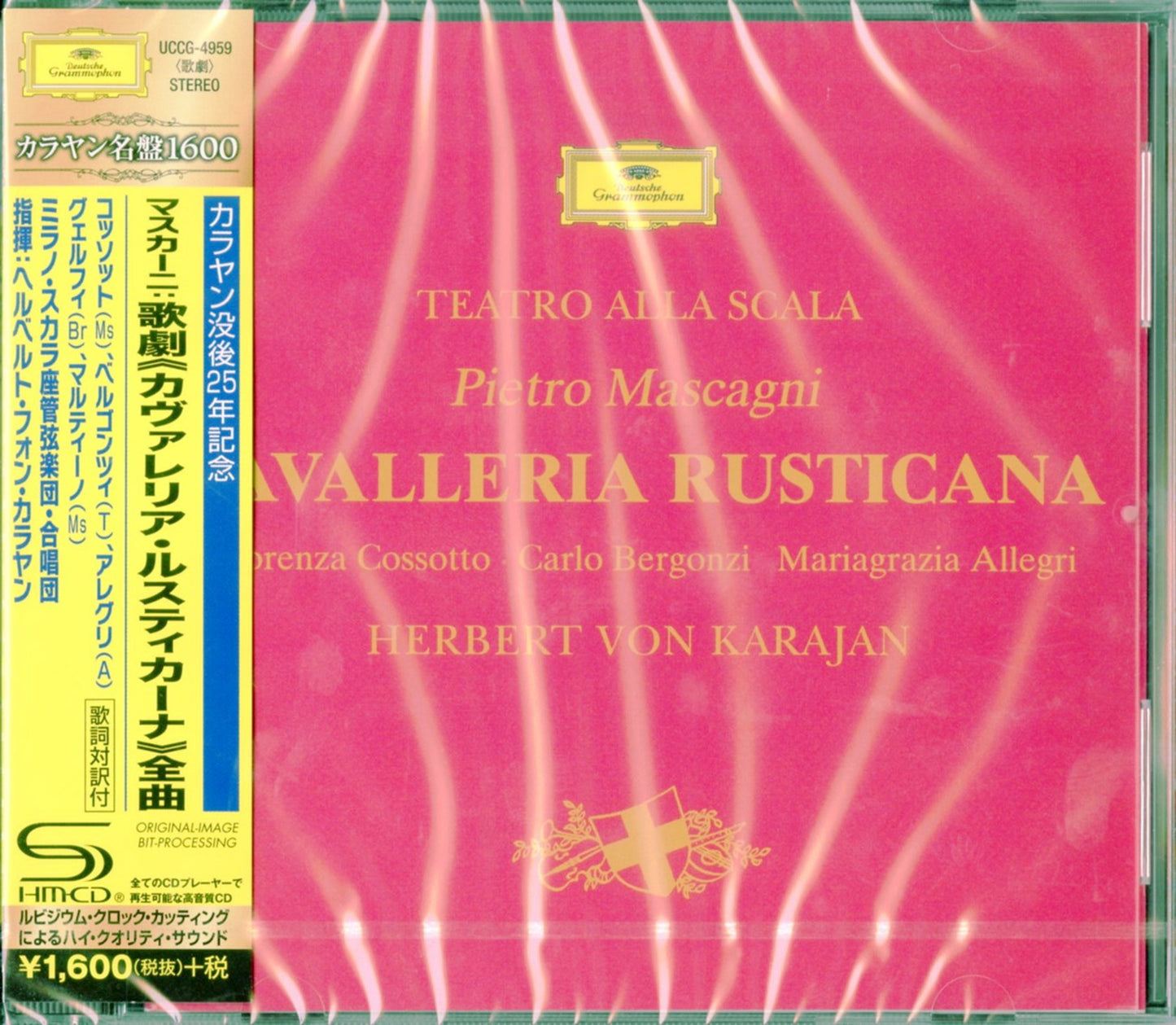 Herbert Von Karajan - Mascagni: Cavalleria Rusticana - Japan SHM-CD