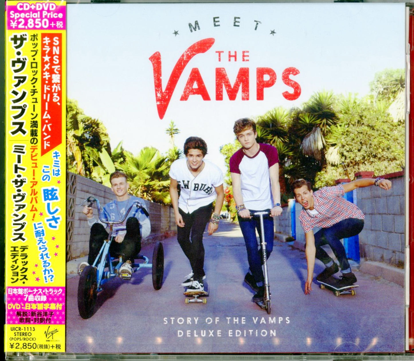 The Vamps - Meet The Vamps Deluxe Edition - Japan CD+DVD Limited Edition