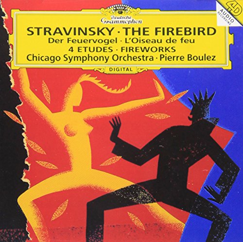 Pierre Boulez - STRAVINSKY: THE FIREBIRD/DER FEUERVOGEL LOISEAU DE FEU/4 ETUDES/FIREWORKS - Japan CD