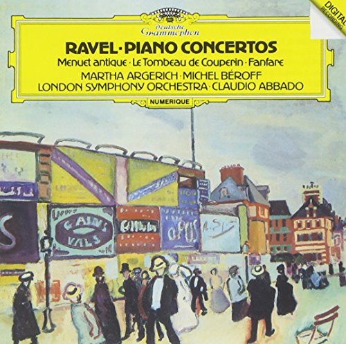 Martha Argerich (piano) - RAVEL: PIANO CONCERTOS MENUET ANTIQUE LE TOMBEAU DE CONPERIN FANFARE - Japan CD