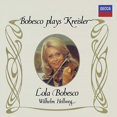 Lola Bobesco - BOBESCO PLAYS KREISLER - Japan CD