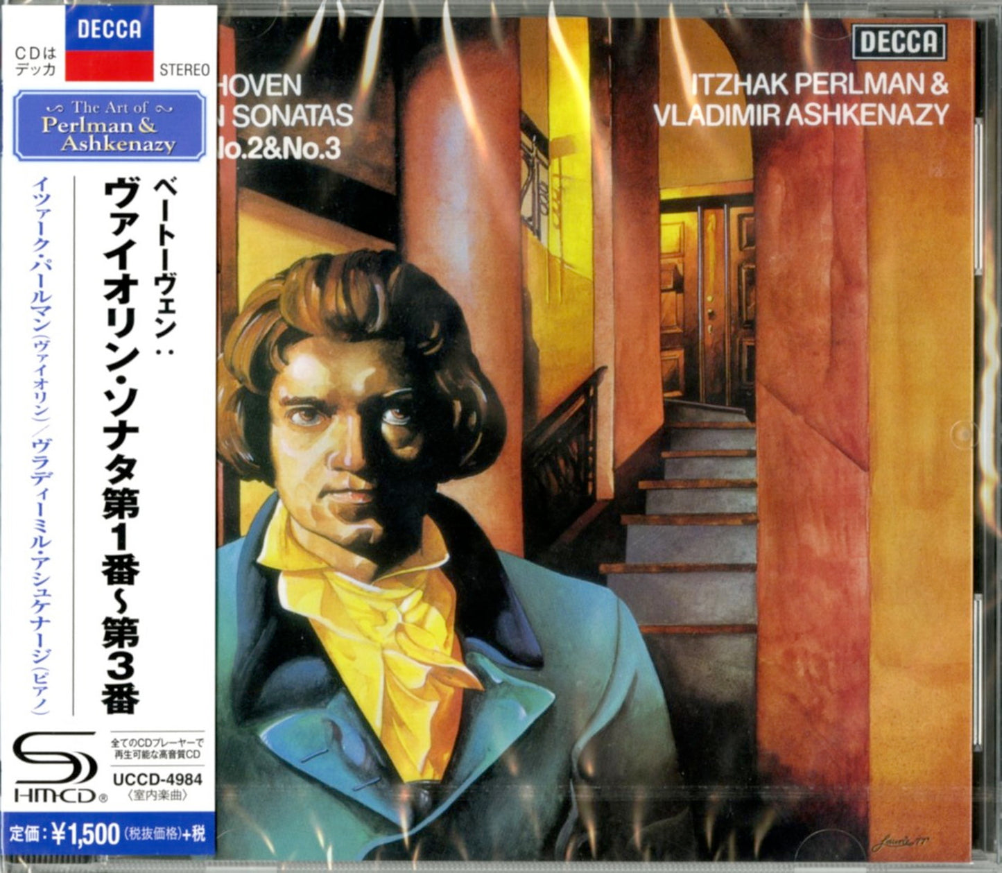 Itzhak Perlman - Beethoven: Violin Sonatas Nos.1. 2 & 3 - Japan SHM-CD