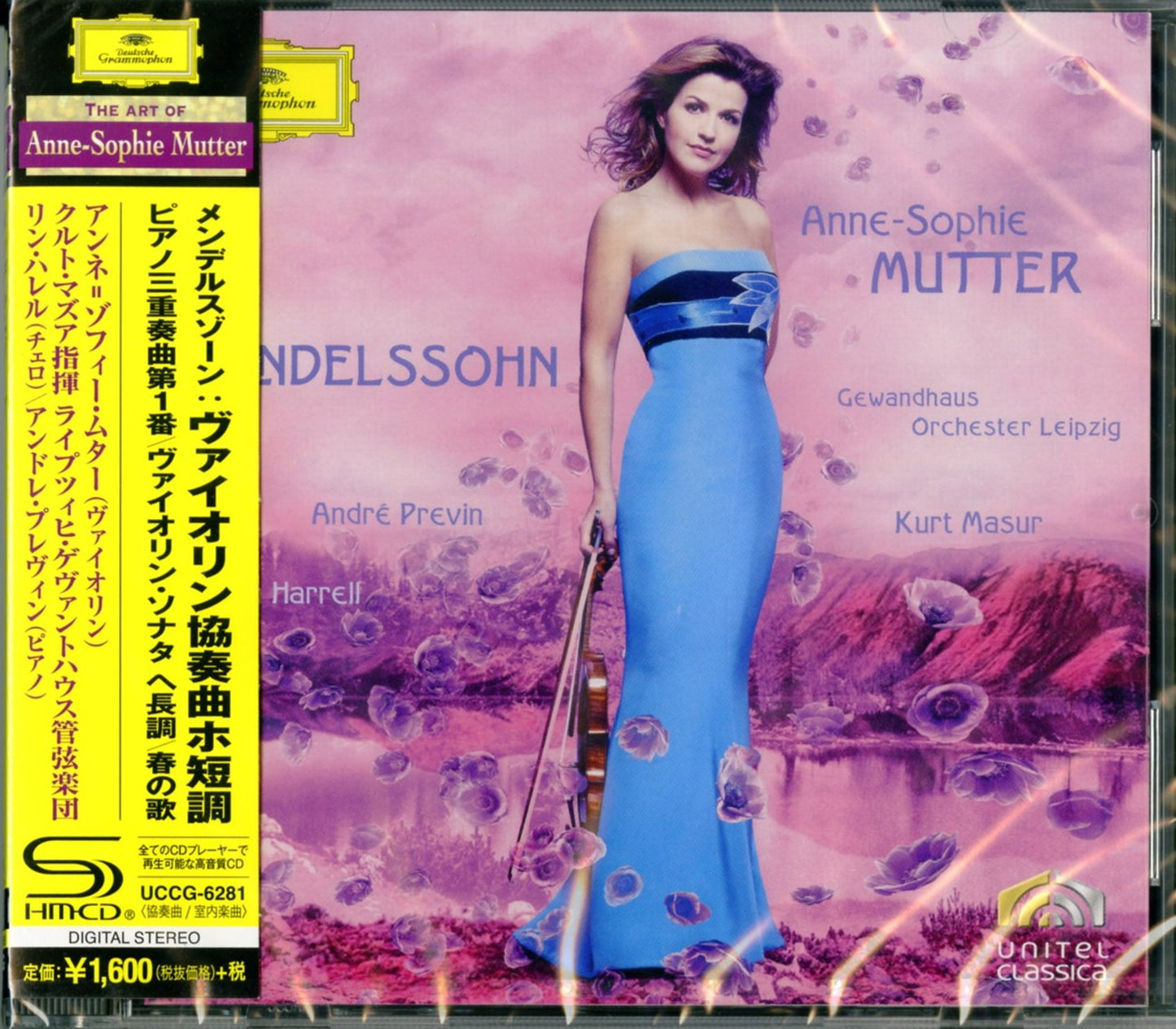 Anne-Sophie Mutter - Mendelssohn: Violin Concerto. Piano Trio. Violin Sonata - Japan SHM-CD