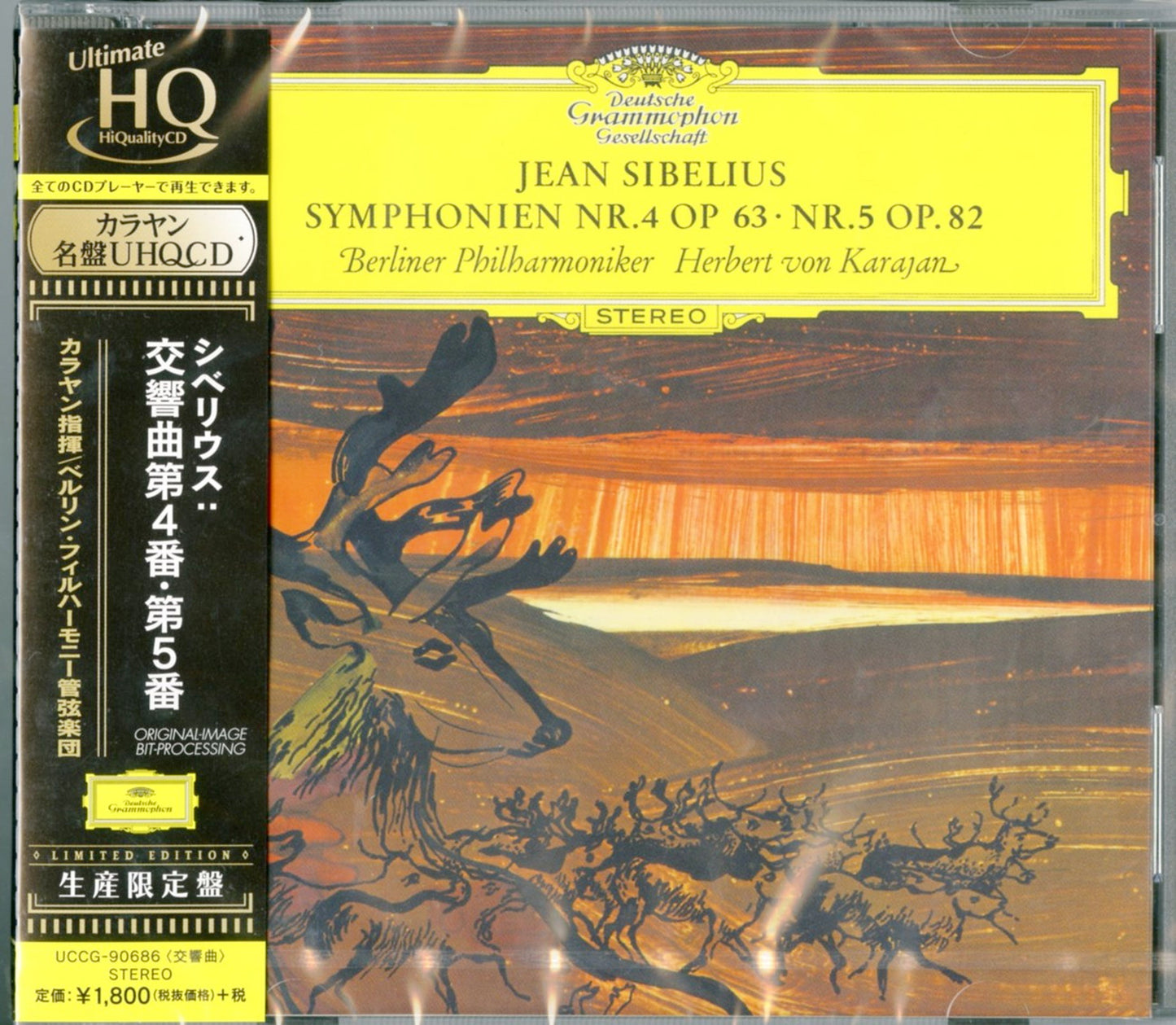 Herbert Von Karajan - Sibelius: Symphonies Nos.4 & 5 - UHQCD Limited Edition