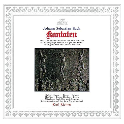 Karl Richter (conductor) - J.S.Bach: Kantaten BWV178.45.105 - Japan CD Limited Edition
