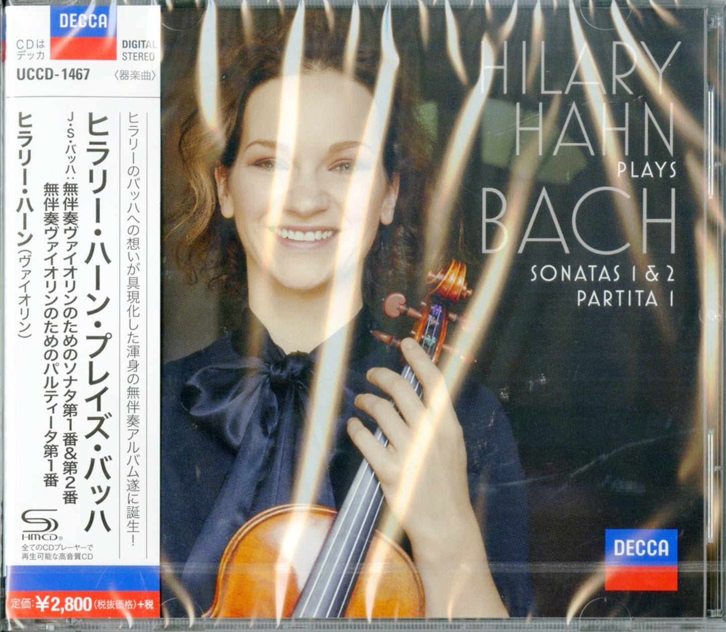 Hilary Hahn - Hilary Hahn Plays Bach: Violin Sonatas Nos. 1 & 2; Partita No. 1 - Japan SHM-CD