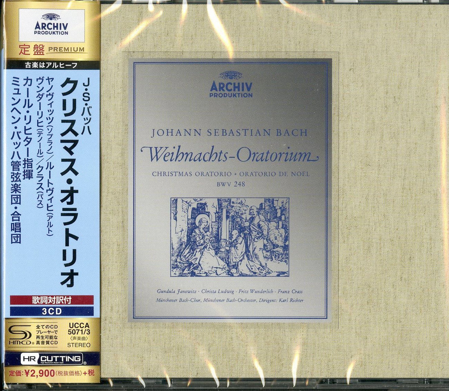 Karl Richter - Bach: Weihnachtsoratorium - Japan 3 SHM-CD