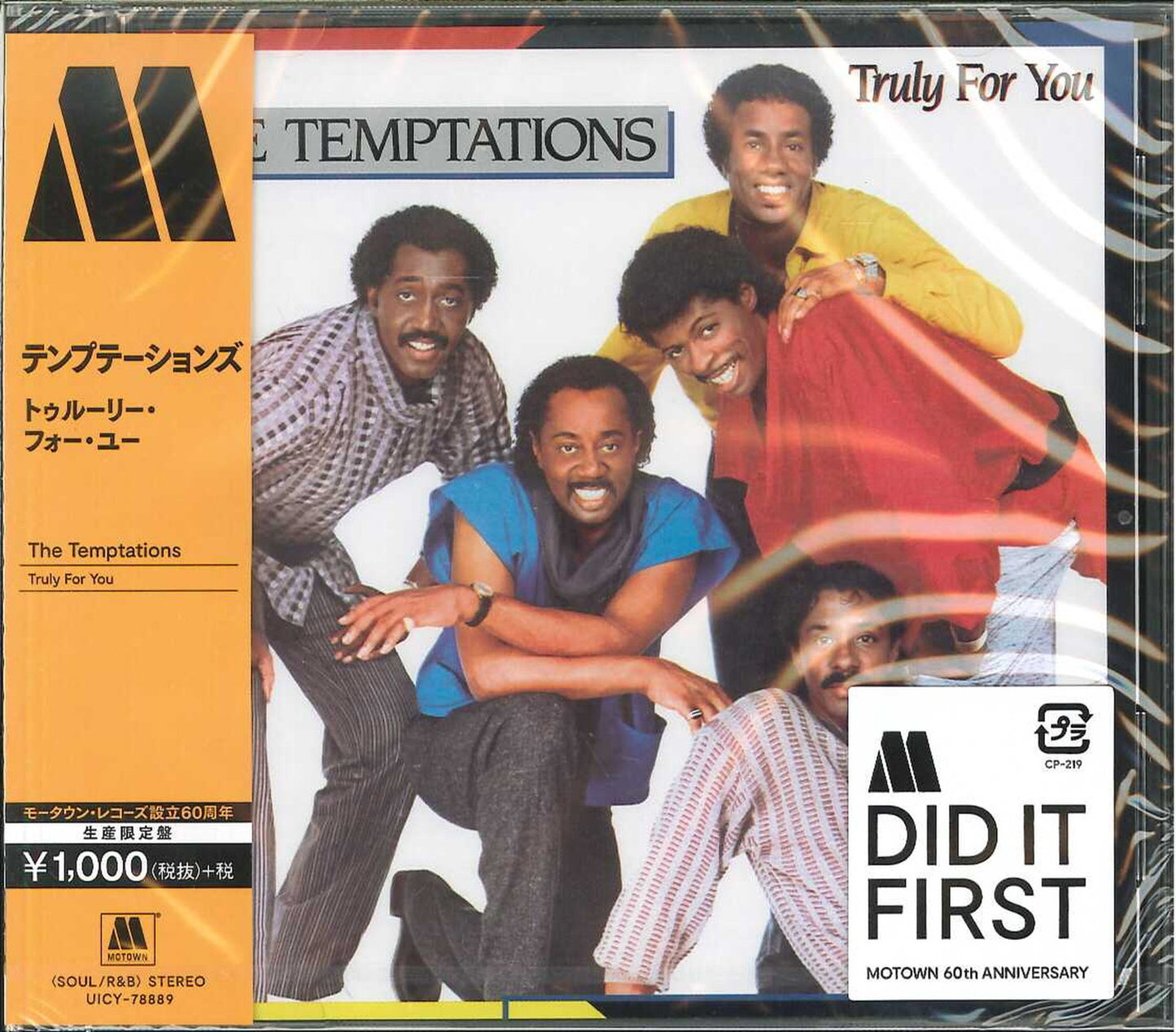 The Temptations - Truly For You (Release year: 2019) - Japan CD Limited Edition