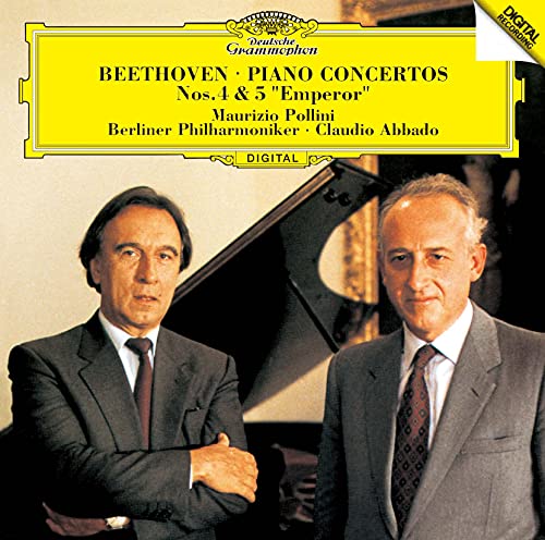 Maurizio Pollini - Beethoven: Piano Concertos Nos. 4 & 5 - Japan SHM-CD