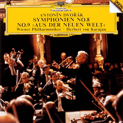 Herbert Von Karajan - Dvorak: Symphony No.8 Op.88 & No.9 Op.95 From The New World - Japan SHM-CD