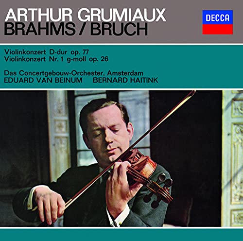 Arthur Grumiaux - Brahms: Violin Concerto / Bruch: Violin Concerto No. 1 - Japan SHM-CD