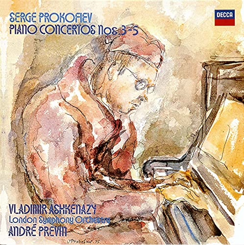 Vladimir Ashkenazy - Prokofiev: Piano Concerto Nos. 3-5 - Japan SHM-CD