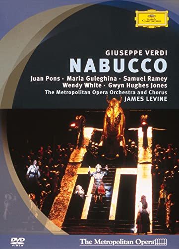 James Levine (conductor) - Nabucco: Moshinsky Levine / Met Opera J.pons Guleghina Ramey W.white - Japan DVD
