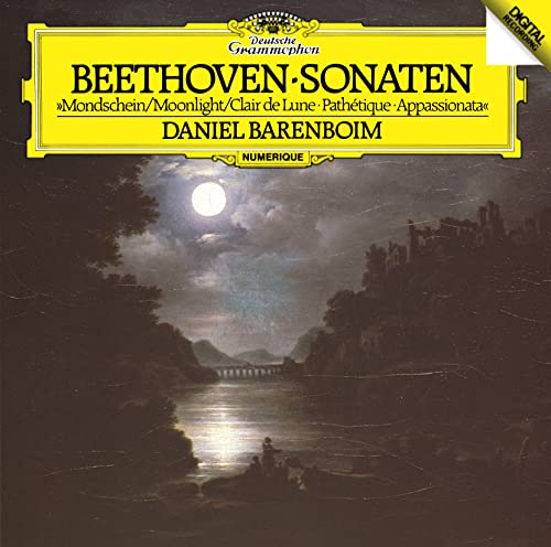 Daniel Barenboim (piano) - Beethoven: Piano Sonatas Nos. 8 'Moonlight'. 14 'Appassionata' & 23 'Path - SHM-CD - Japan SHM-CD