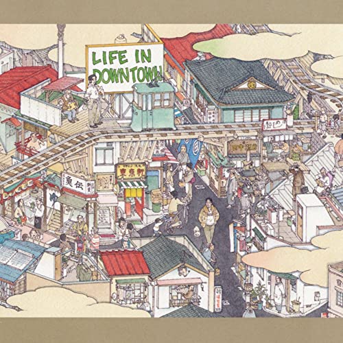 Makihara Noriyuki - Life In Downtown - Japan LP Record